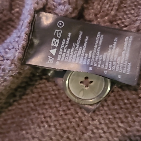 H&M Long Knit Cardigan Sweater,  in brown, size XS - Picture 12 of 13